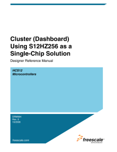 (Dashboard) Using S12HZ256 as a Single