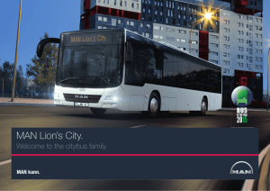 MAN Lion's City. - MAN Bus International