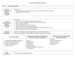 Horticultural Science