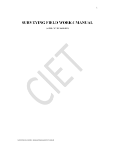 Surveying Field Work - Columbia Institute Of Engineering