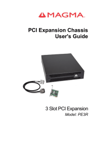 PCI Expansion Chassis User's Guide