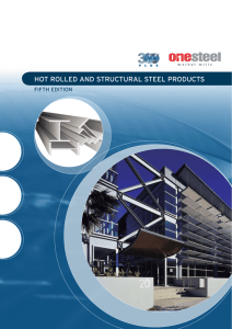 Hot Rolled and StRuctuRal Steel PRoductS