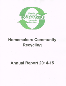 Homemakers Community Annual Report 2014-2015