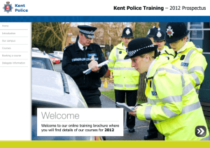 Kent Police Training