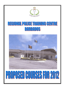 INITIAL TRAINING COURSE FOR RECRUITS