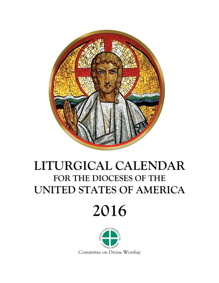 liturgical calendar United States Conference of Catholic