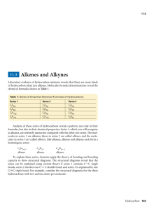 11.5 Alkenes and Alkynes - NG