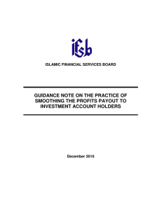 Guidance Note on the Practice of Smoothing the Profits