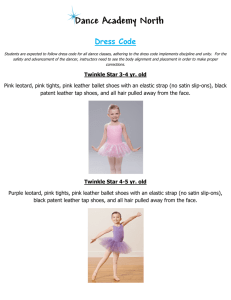 Dress Code - Dance Academy North