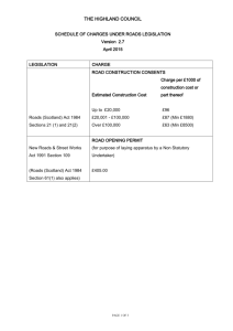 REPORT TEMPLATE - Highland Council