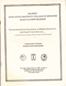BLACK ALIJMNI REUNION - The Ohio State University College of