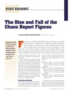 The Rise and Fall of the Chaos Report Figures