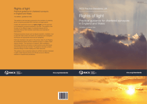RICS Rights of light guidance note 2010