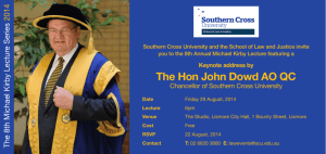 The Hon John Dowd AO QC