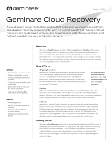 PDF - Cloud Recovery 2 pg Solution Brief