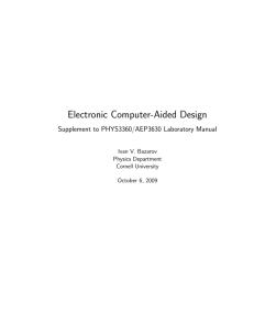 Electronic Computer-Aided Design - classe