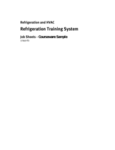 Refrigeration Training System, Model 3431 - Lab-Volt