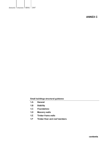 Small buildings structural guidance