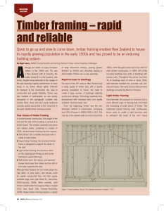 Timber framing – rapid and reliable