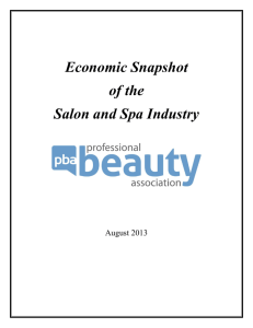 Economic Snapshot of the Salon and Spa Industry