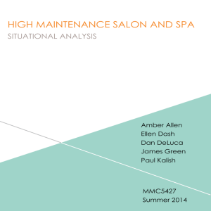 high maintenance salon and spa