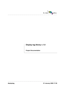 Display tag library v.1.0