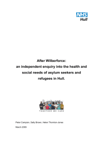 After Wilberforce: an independent enquiry into the