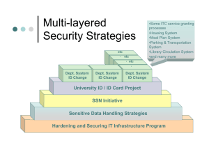 Multi-layered Security Strategies
