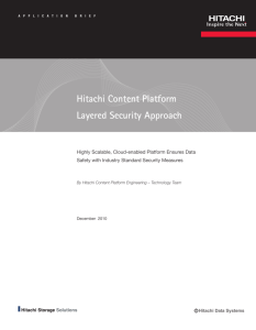 Content Platform Layered Security Approach