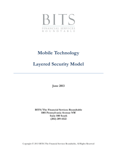 Mobile Technology Layered Security Model