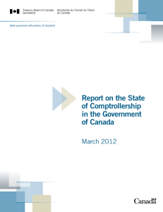 Annual Report - Treasury Board of Canada Secretariat