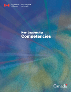 Competencies - Treasury Board of Canada Secretariat