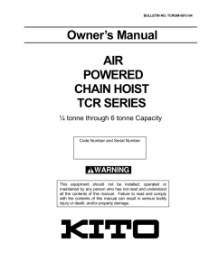 TCR Manual .25t to 6t