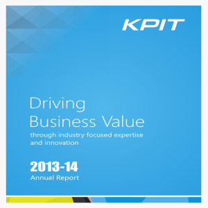 KPIT Annual Report 13-14