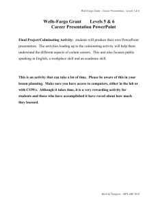 Career Explorations Power Point Presentations Levels 5 And 6