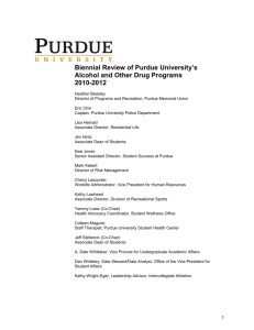 Purdue University, 2010-2012