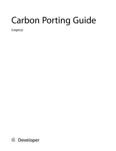 Carbon Porting Guide (Legacy)