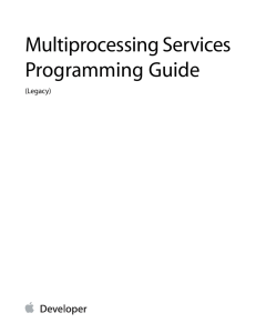 Multiprocessing Services Programming Guide