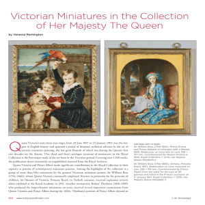 Victorian Miniatures in the Collection of Her Majesty The Queen