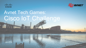 Avnet Tech Games 2016 Cisco IoT Challenge