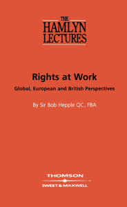 Rights at Work - College of Social Sciences and International Studies