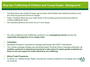 Stop Sex Trafficking of Children and Young People