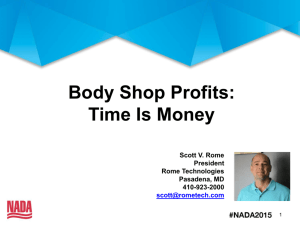 Body Shop Profits: Time Is Money