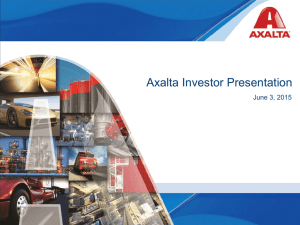 Axalta Investor Presentation