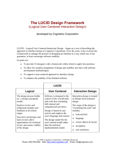 The LUCID Design Framework