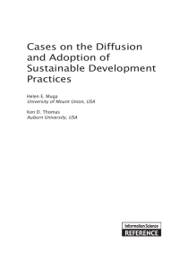 Cases on the Diffusion and Adoption of Sustainable Development