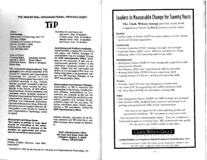 October 1993, Vol. 31 No. 2 - Society for Industrial and