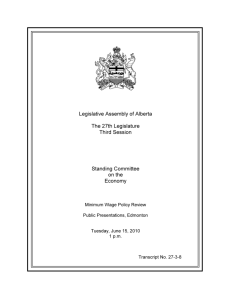 EC309-27 - Legislative Assembly of Alberta