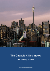 The Capable Cities Index: