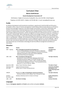 a PDF version of Marisa's CV.